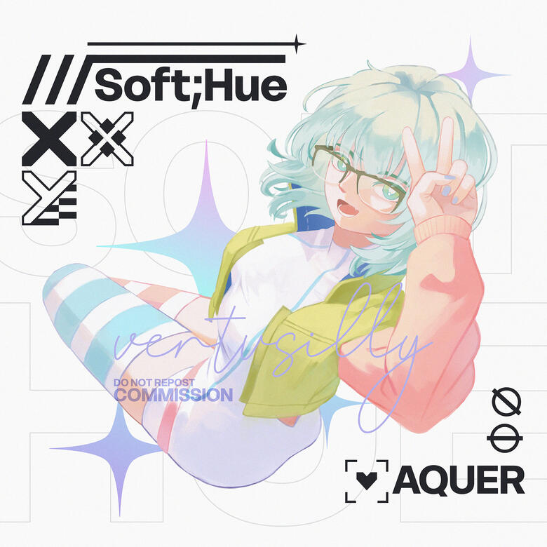 Soft;Hue - AQUER (Cover art)